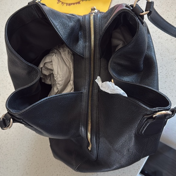 Coach Black Hobo Bag with Pebbled Leather - Picture 3 of 8